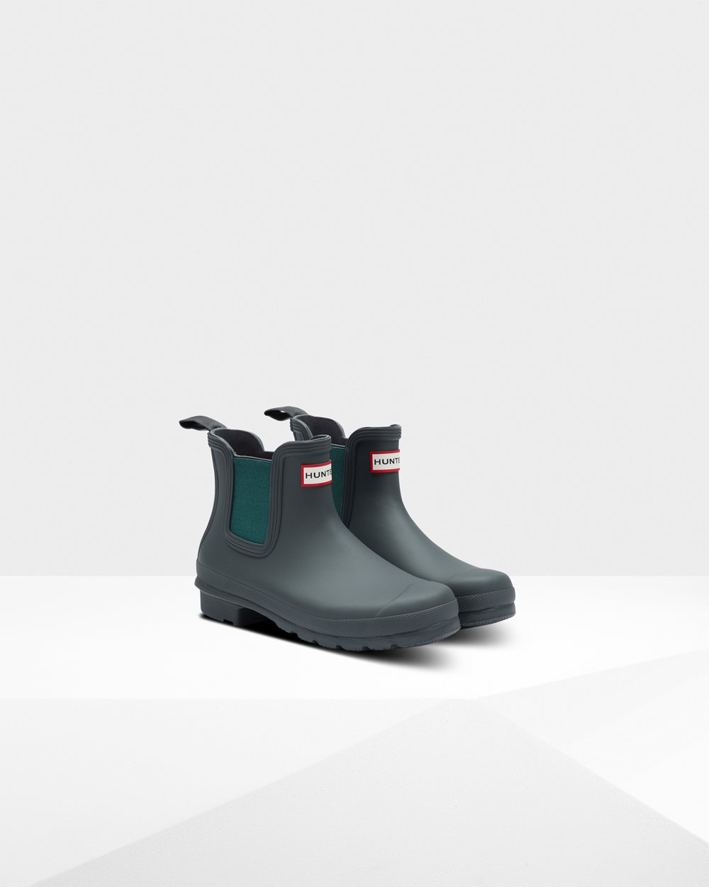 Chelsea Boots Dames - Hunter Original - Diep Groen - 06OAIVELW